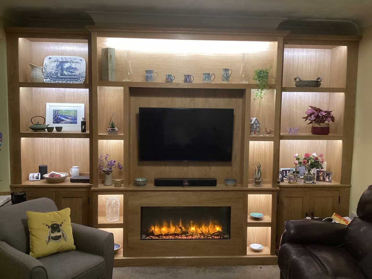 Custom Built-In Bookcases